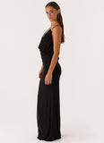 Game Player Maxi Dress Black