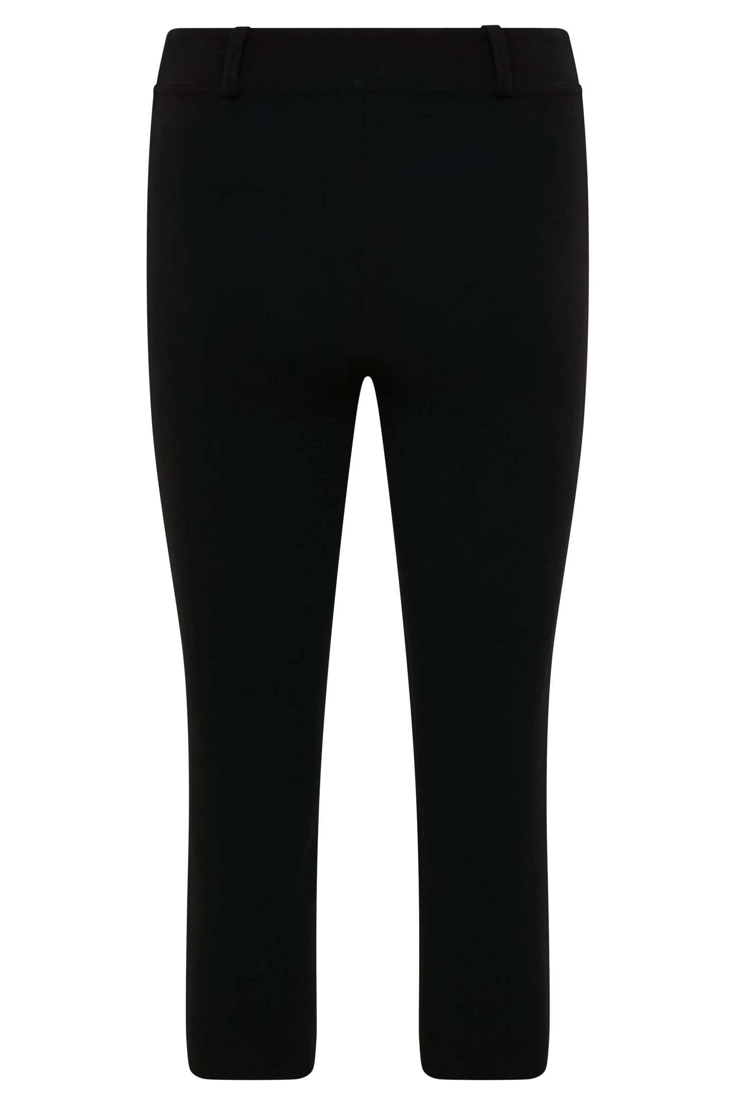 Blanca Stretch Crepe Capri Pants Black