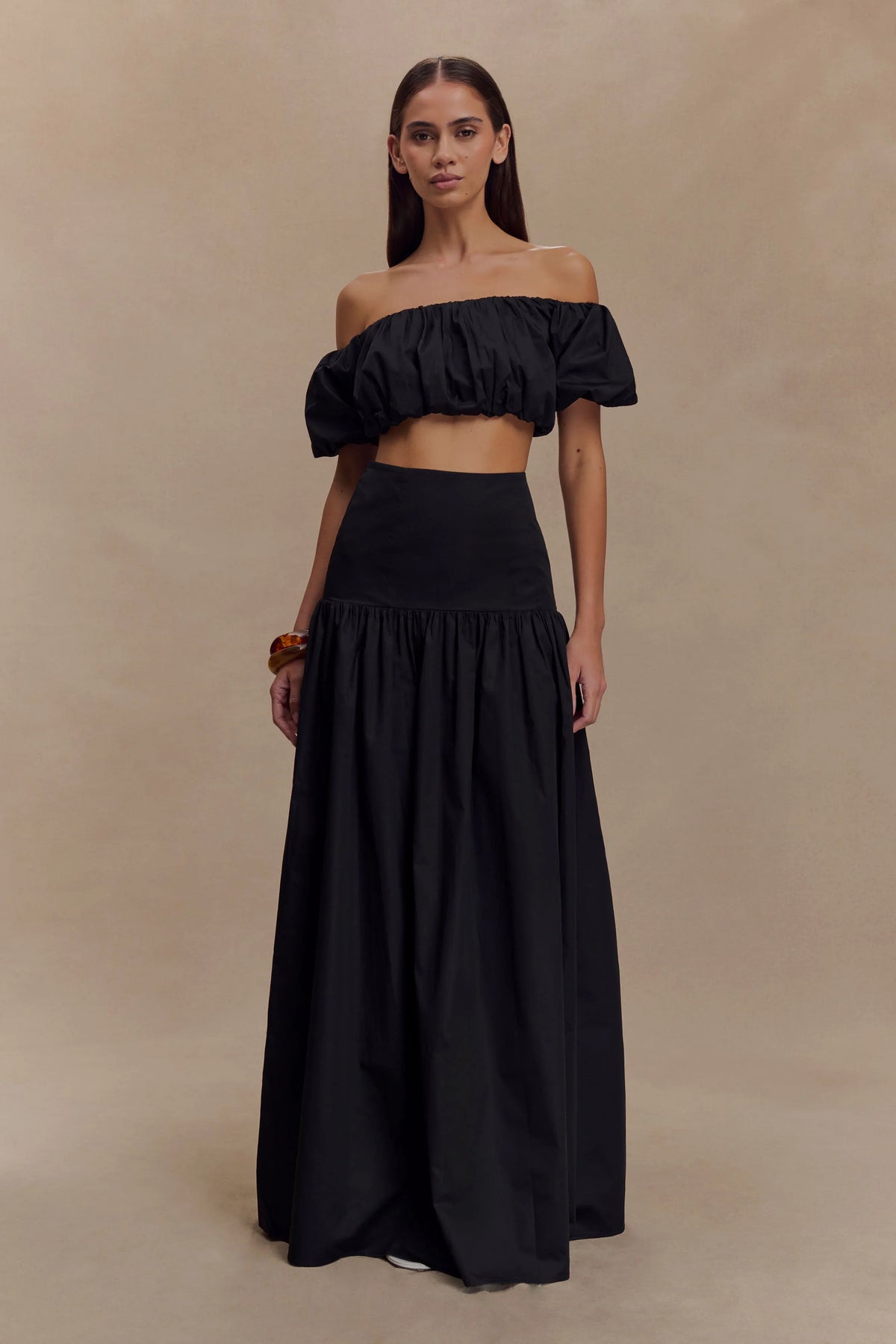Autumn Maxi Skirt Black