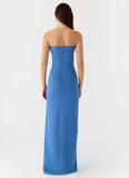 Stole My Heart Maxi Dress Washed Navy