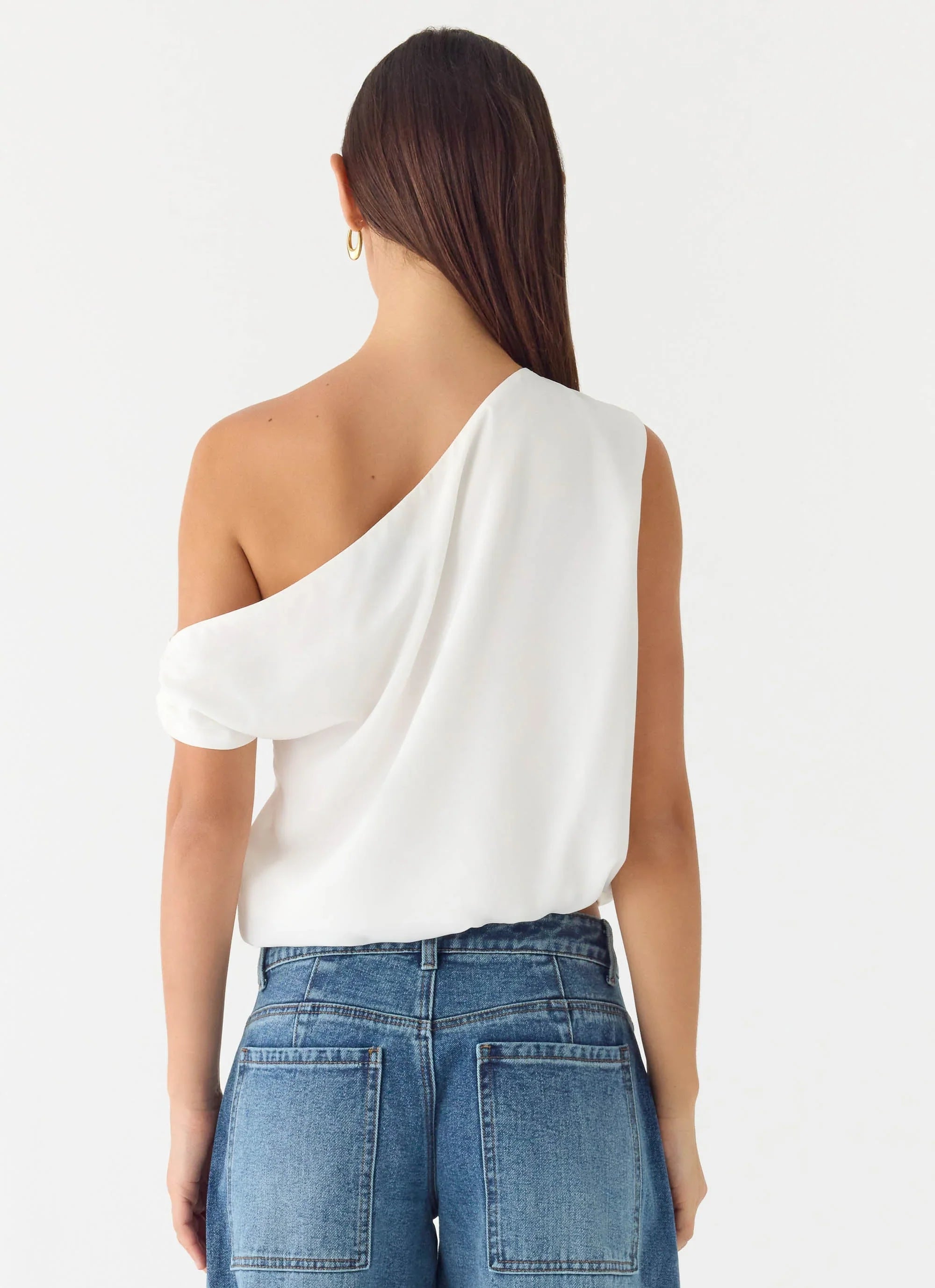 Stick Around Top White