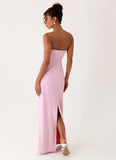 Monelise Strapless Maxi Dress Pink