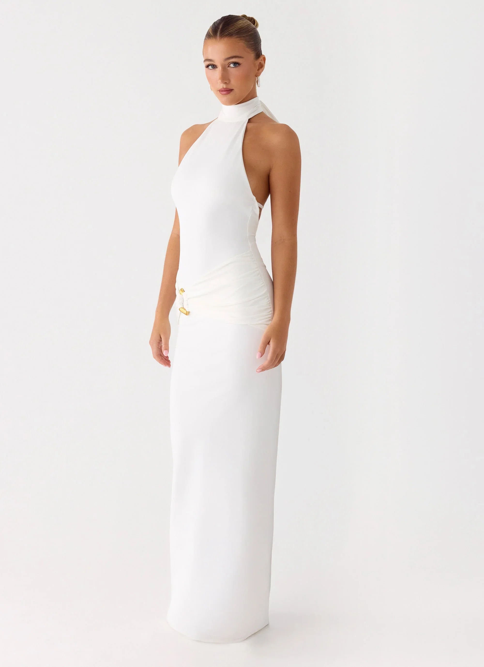 Forever Radiant Maxi Dress White
