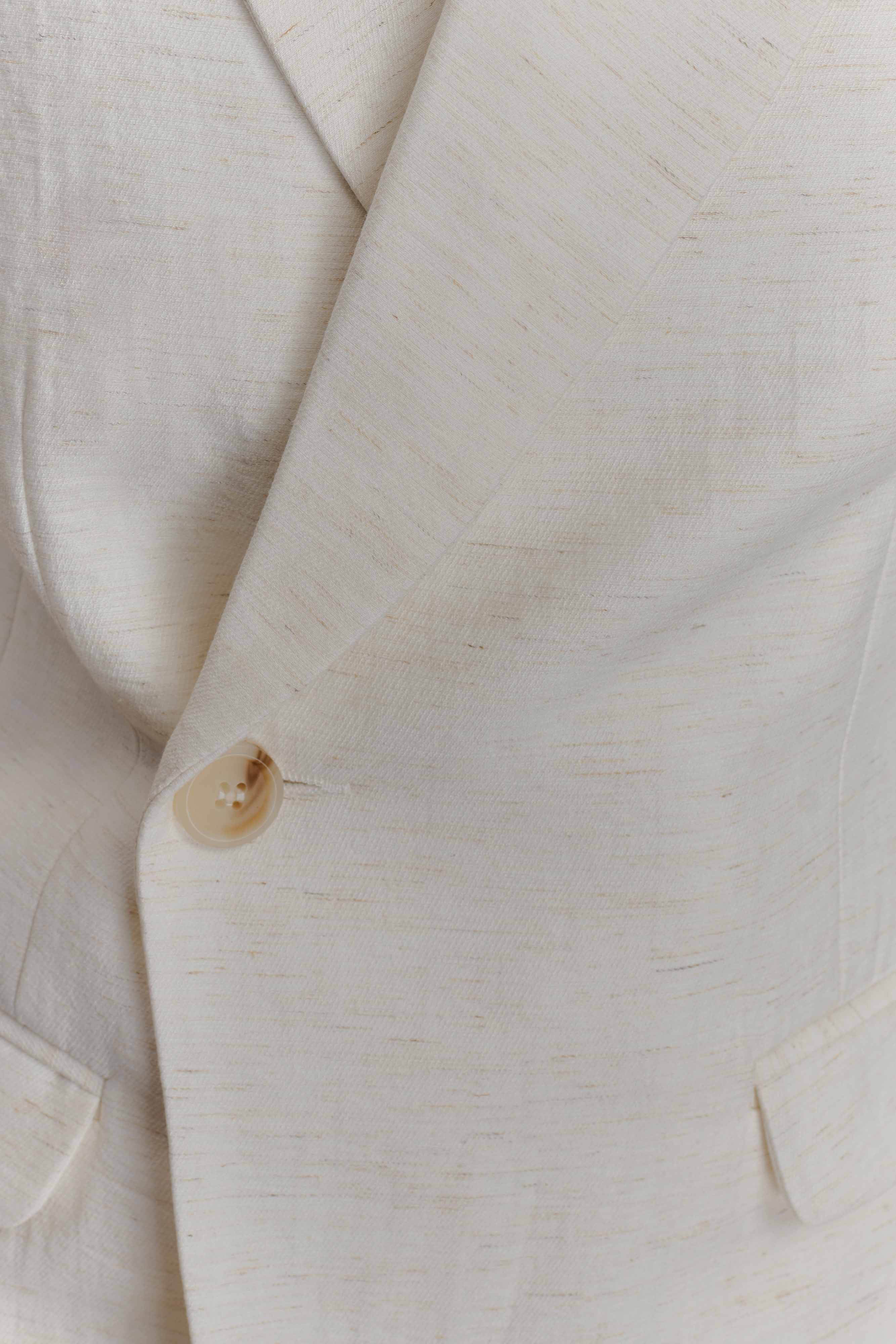 Jameson Cinched Linen Blazer Oat Marle
