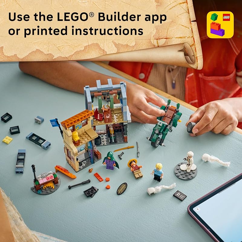 LEGO ONE PIECE Showdown with Captain Smoker 75642 Building Toys for Boys Girls Ages 9 Playset for Pretend Play 3 Character Minifigures 547 pieces Gift for Birthdays