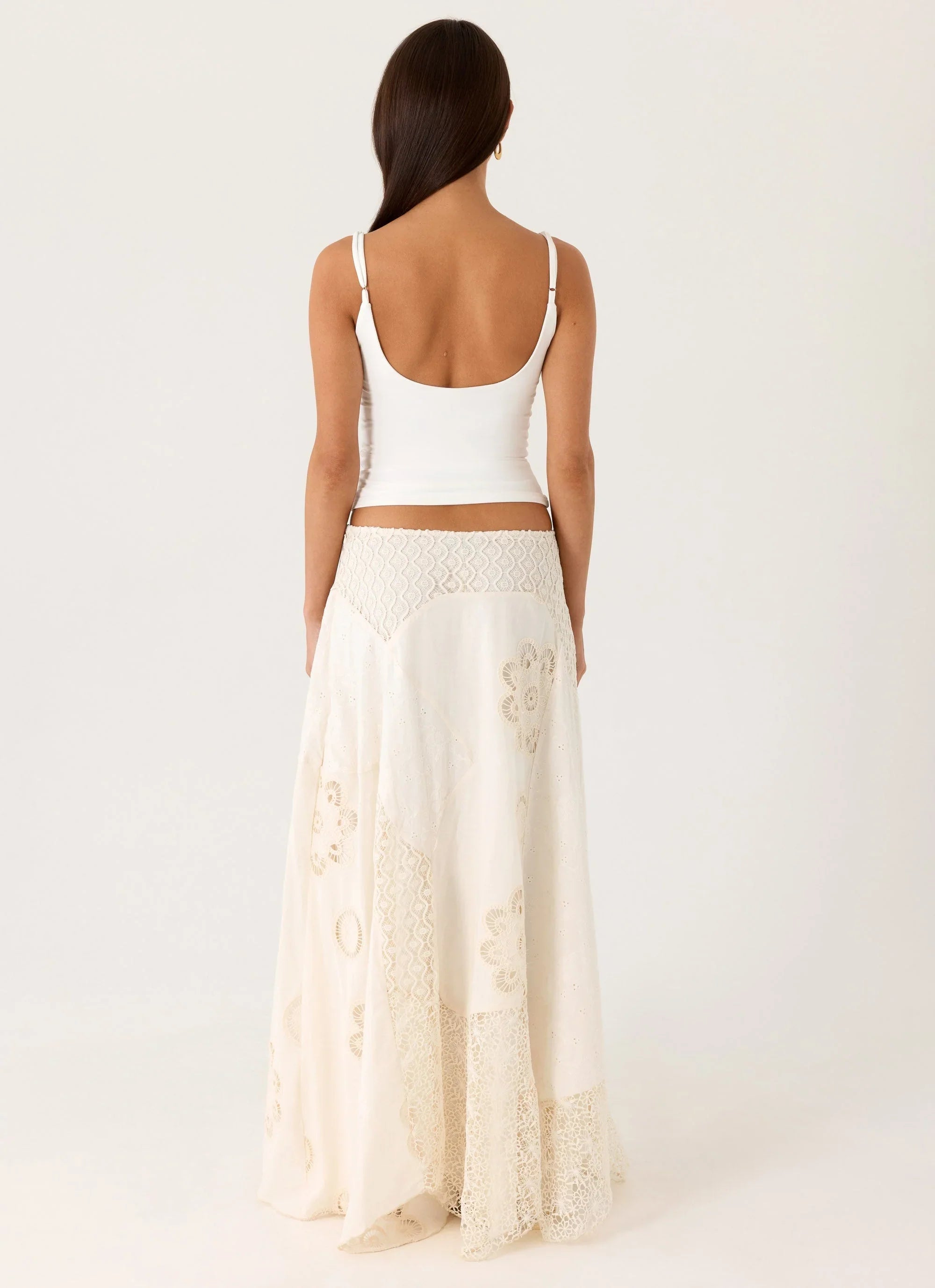 Marzia Maxi Skirt Ivory