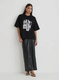 Black Catwalk Polaroid Graphic T Shirt