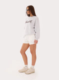 Light Grey Fourth Script Slogan Sweatshirt