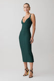 Gia Bandage Knit Midi Dress Teal