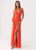 Island Muse Dress Coral