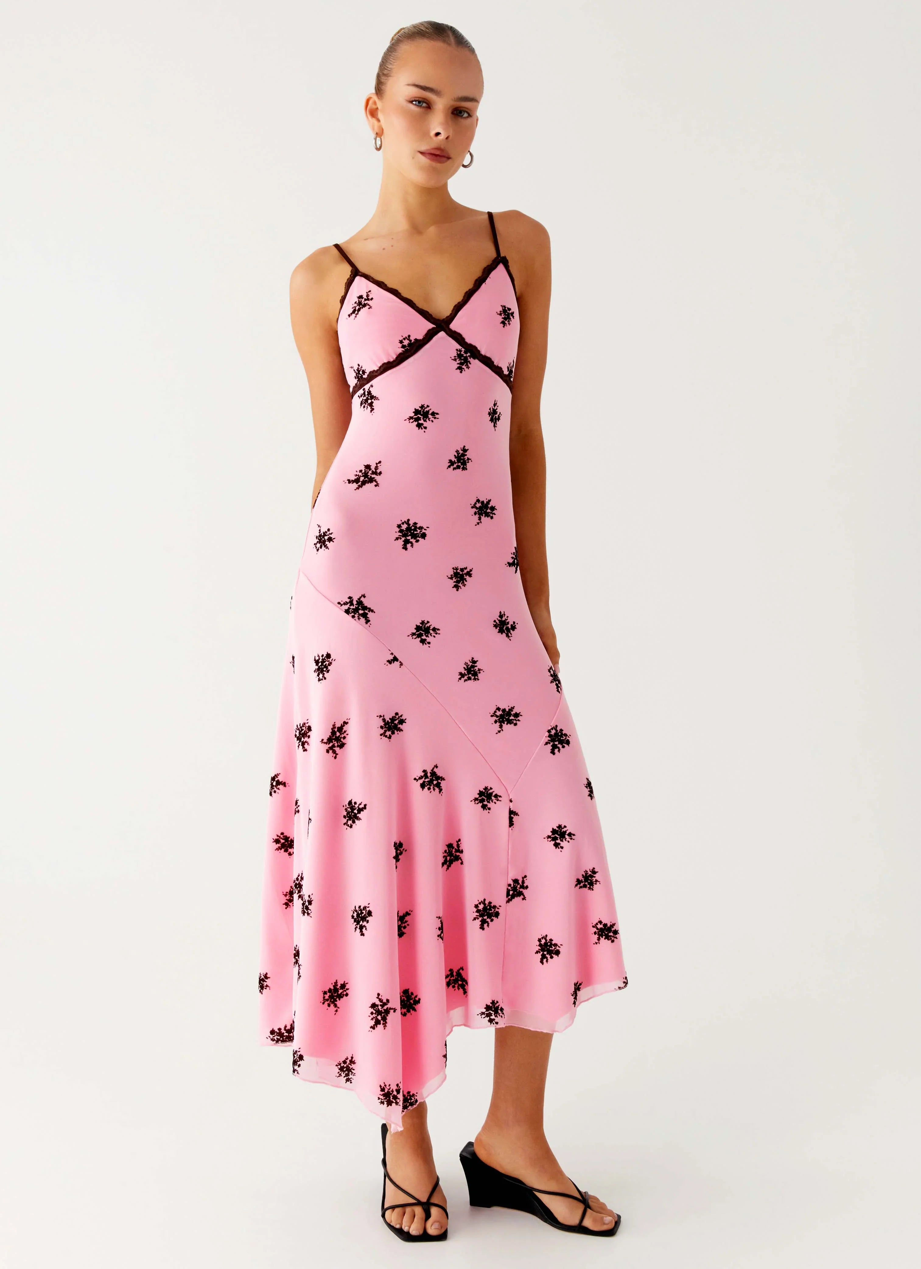 Amelia Midi Dress Pink