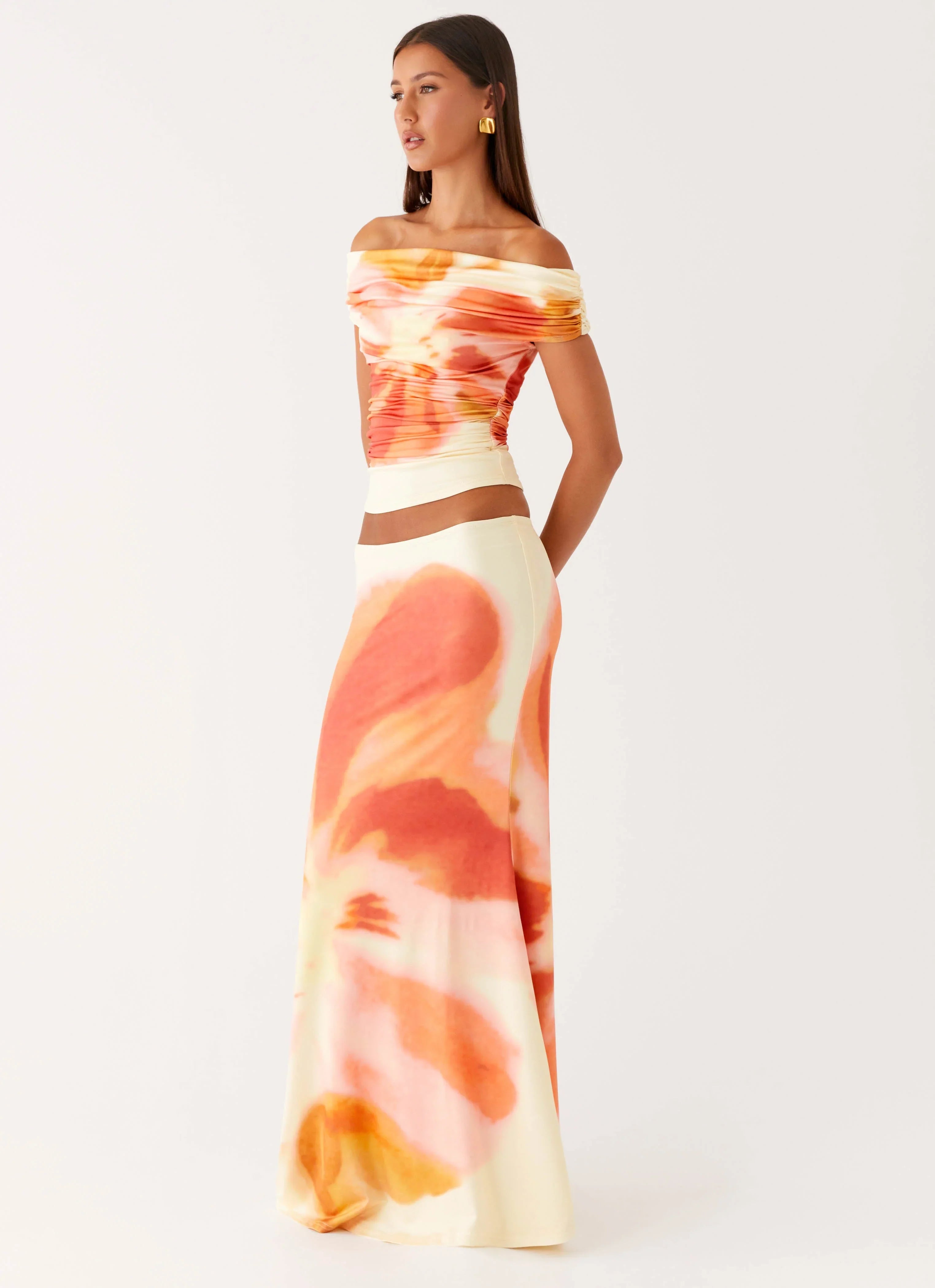 Moka Maxi Skirt Mimosa Blossom