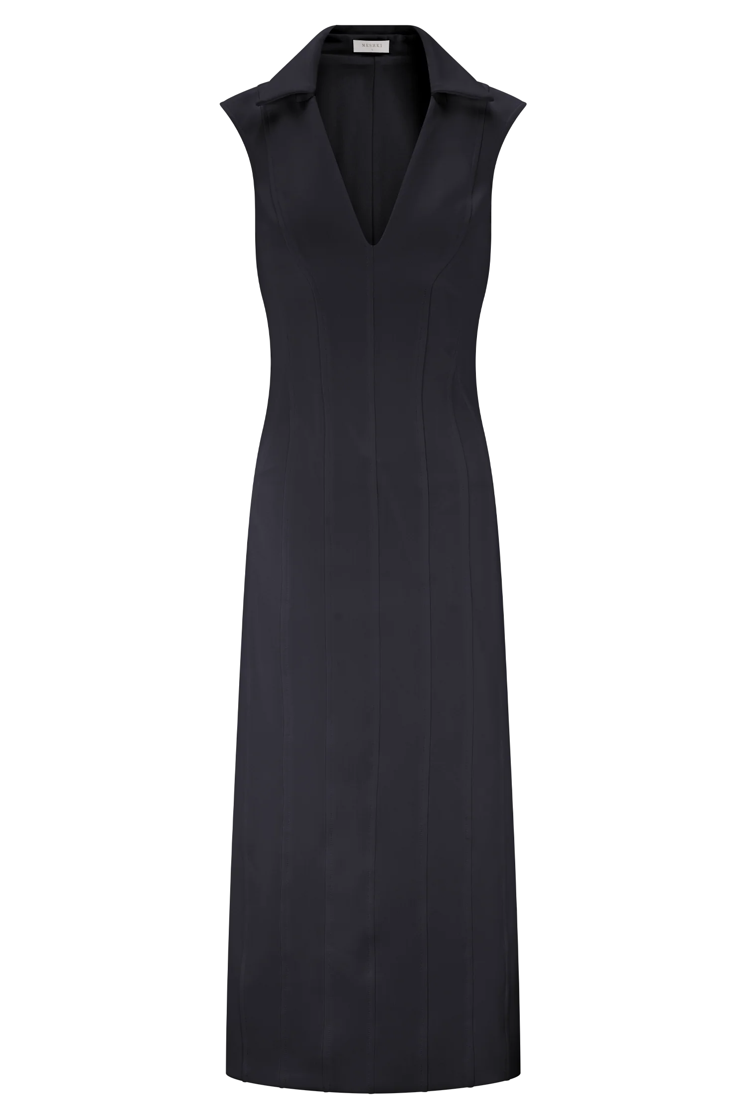 Keagan Sleeveless Midi Dress Black