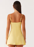 Cindy Mini Dress Yellow
