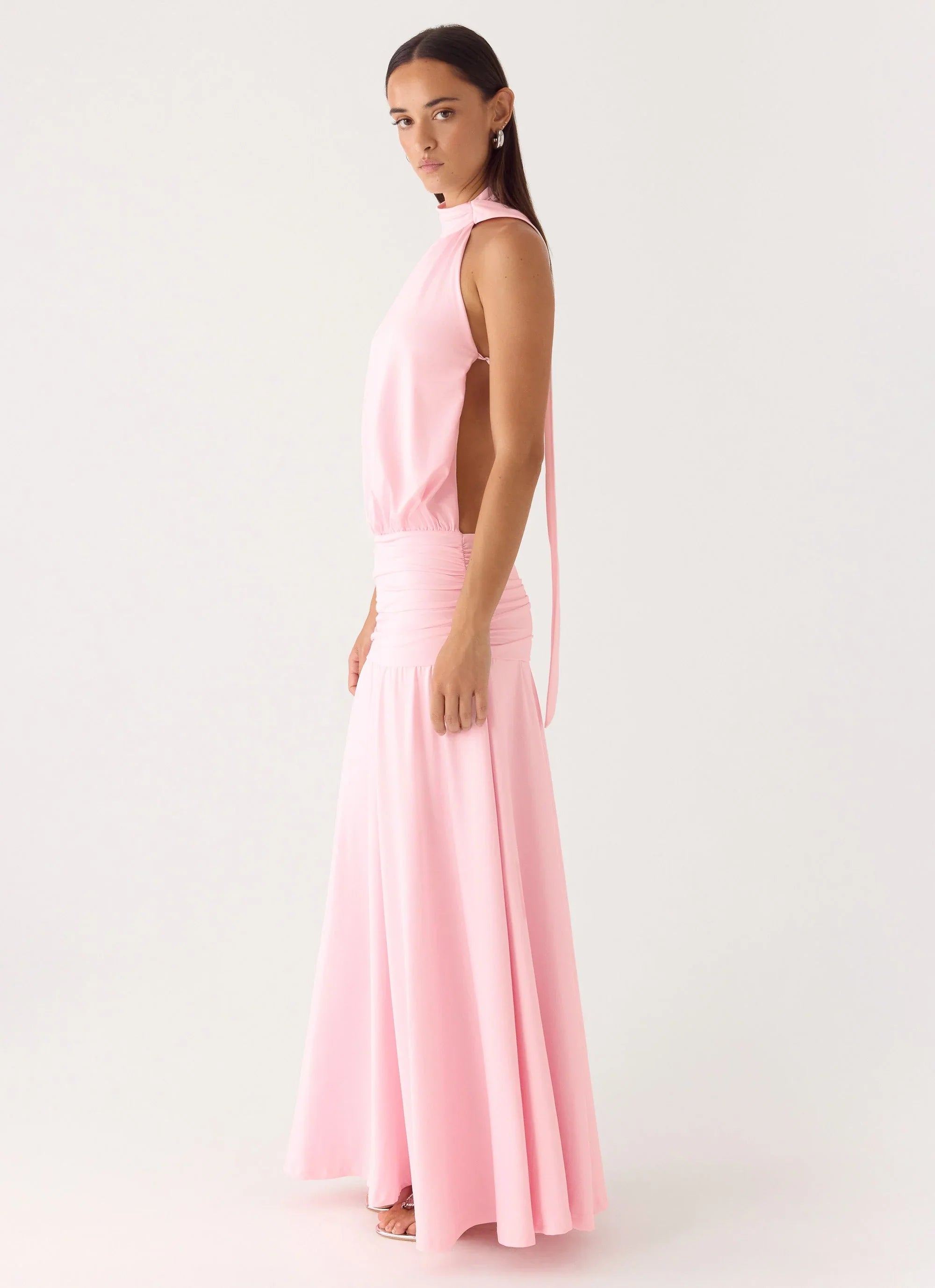 Last Forever Maxi Dress Baby Pink