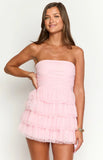 Leto Pink Mini Dress