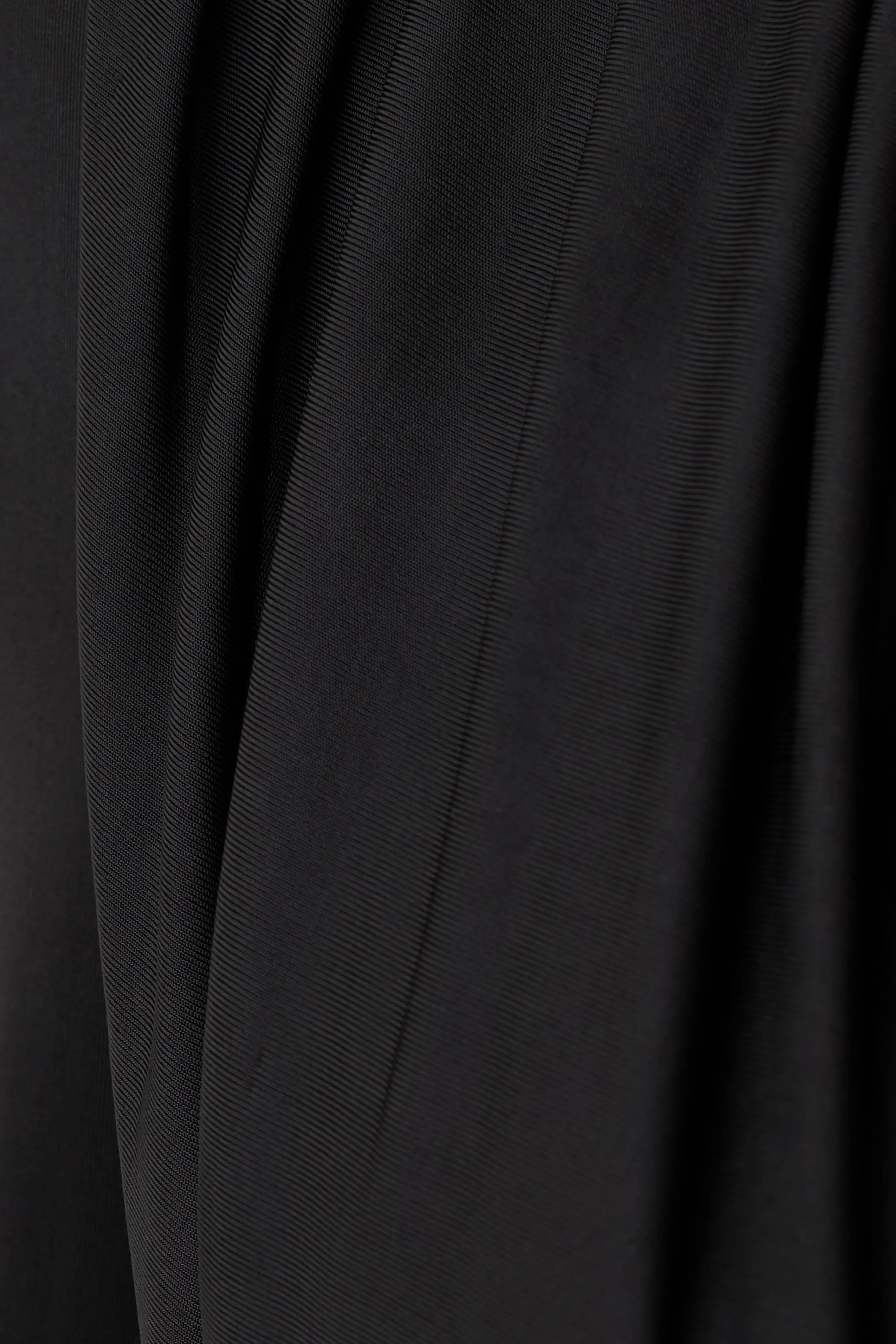 Ren Cowl Long Sleeve Slinky Bodysuit Black