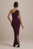 Dalarie Port One Shoulder Gathered Maxi Dress