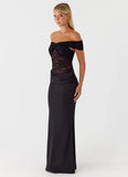 Either Way Maxi Dress Black