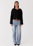 Daphne Knit Cardigan Black