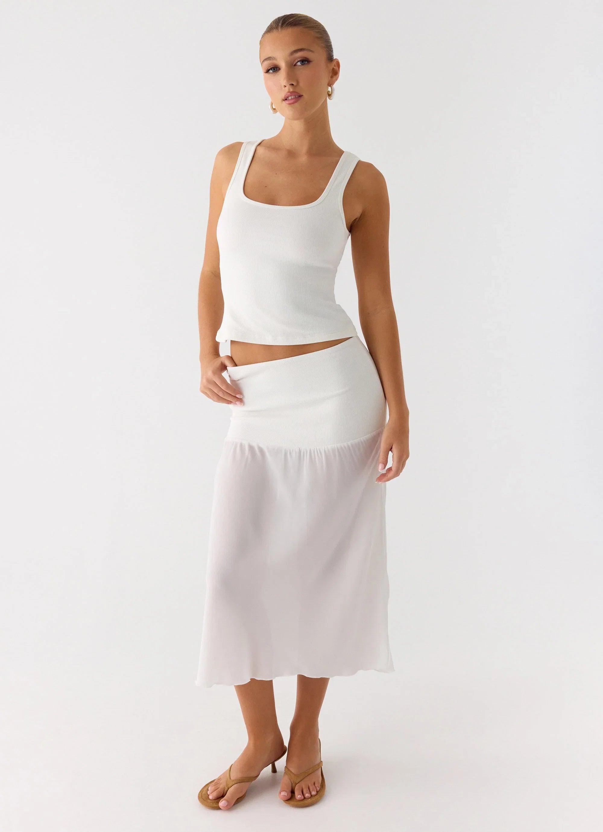 Connect My Heart Top White