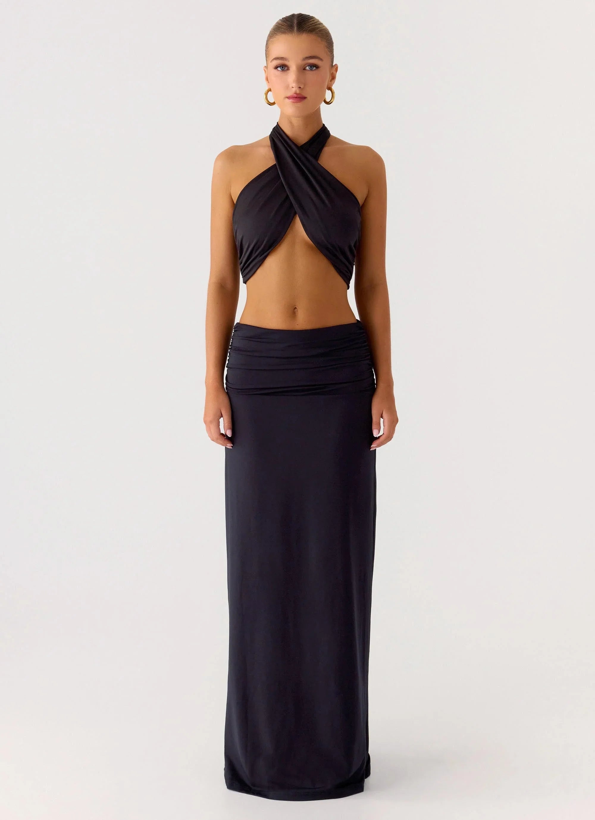 Elisabetta Maxi Skirt Black