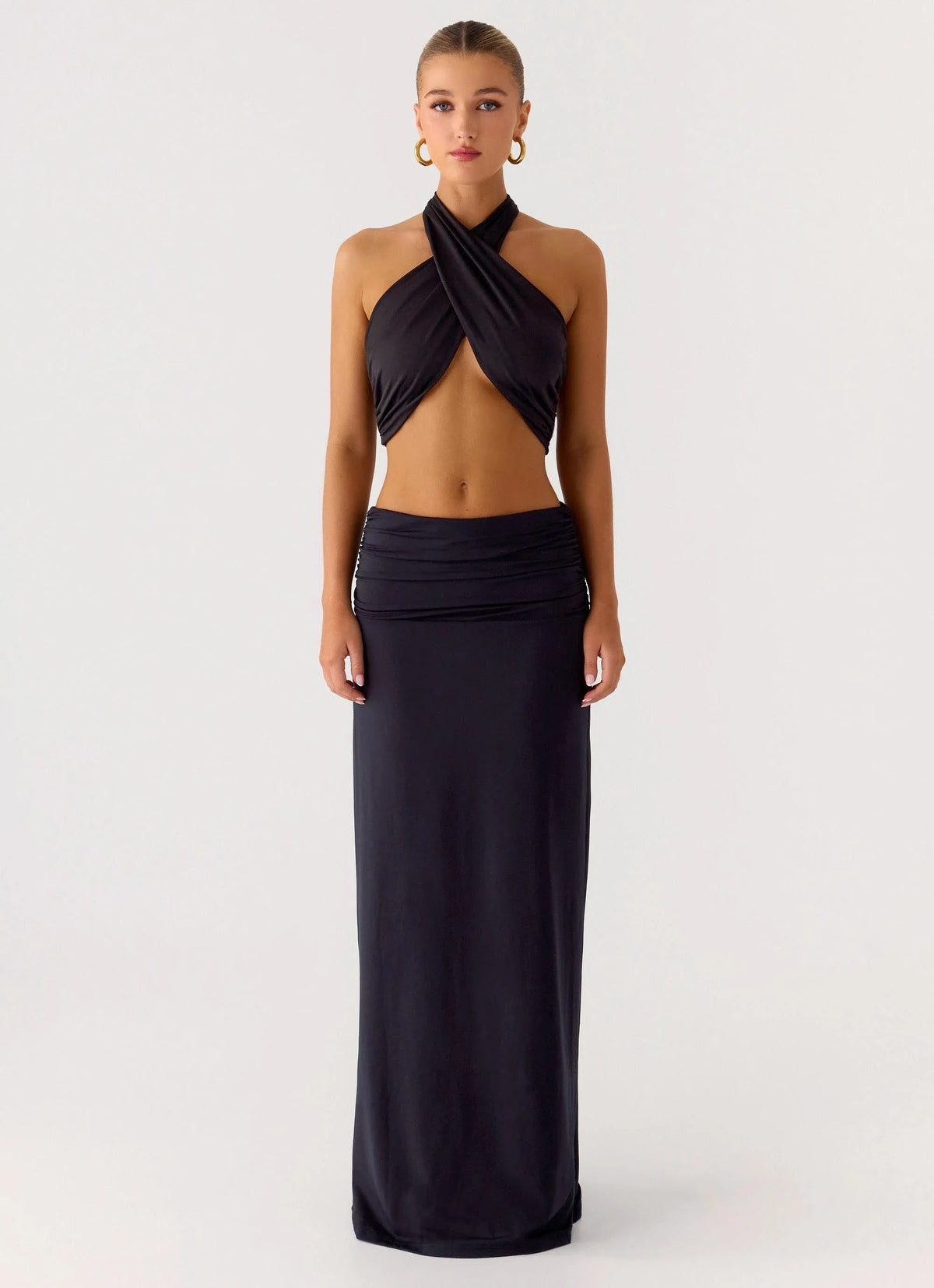 Elisabetta Maxi Skirt Black