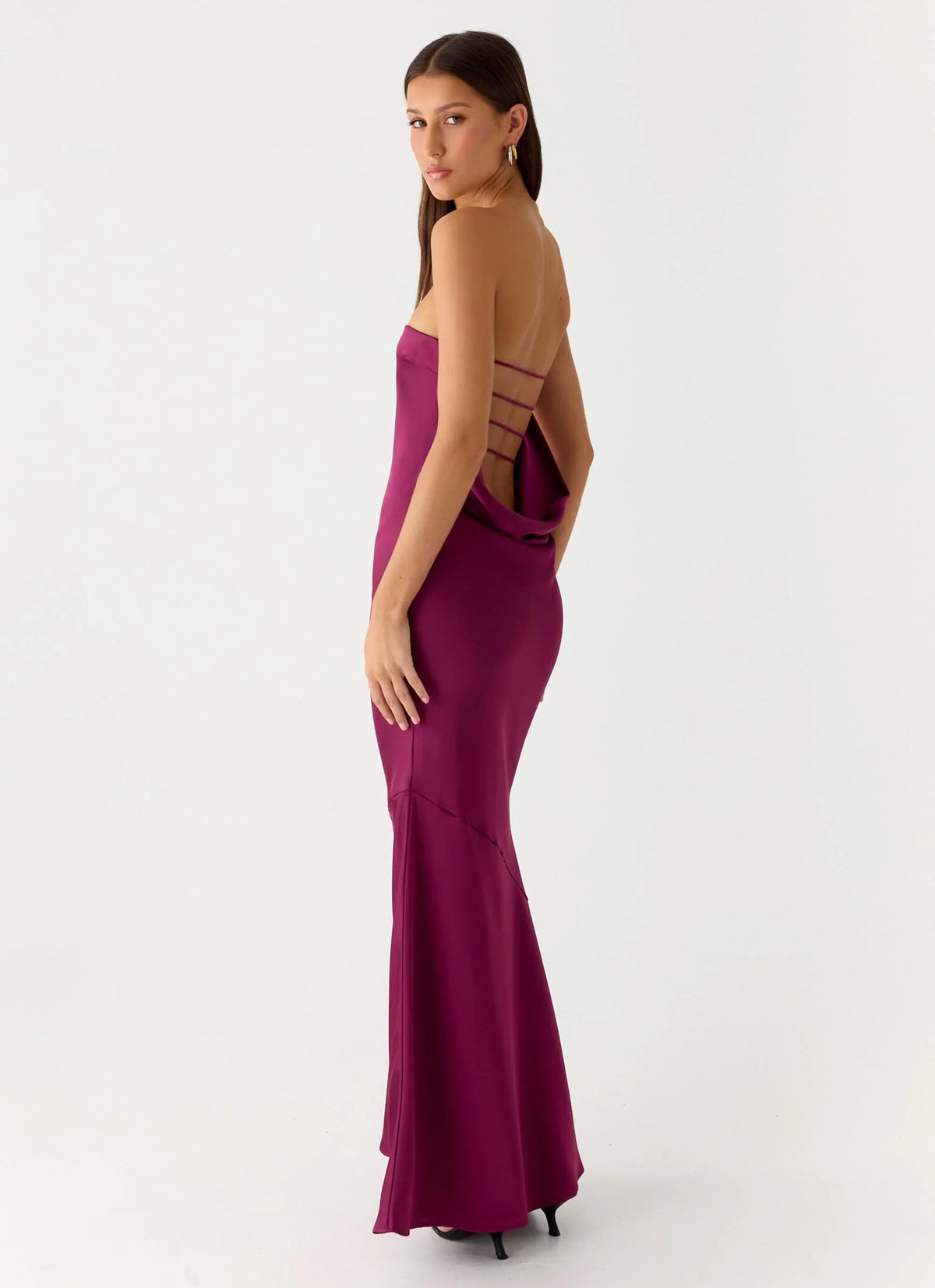 Endless Nights Maxi Dress Plum