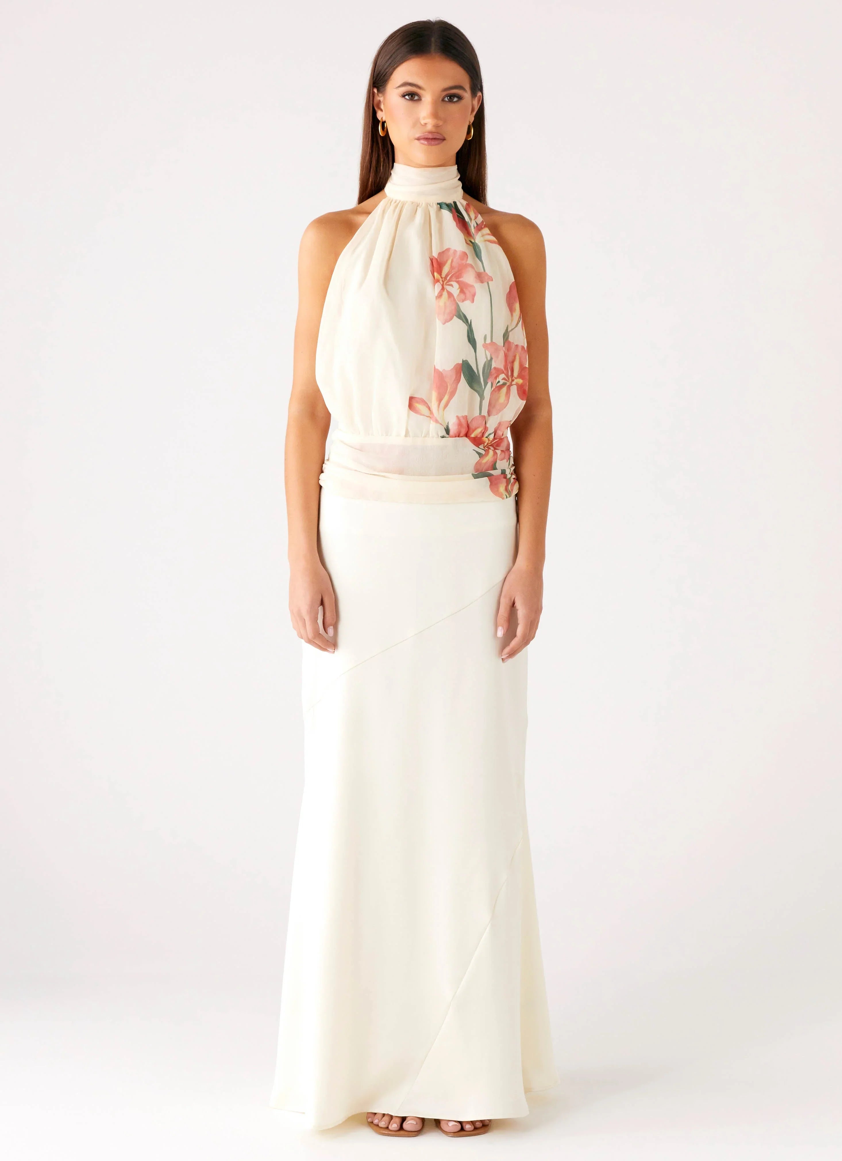 Romelia Halter Top Siena Floral