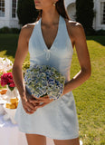 Bronte Mini Dress Blue