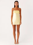 Belize Mini Dress Lemon