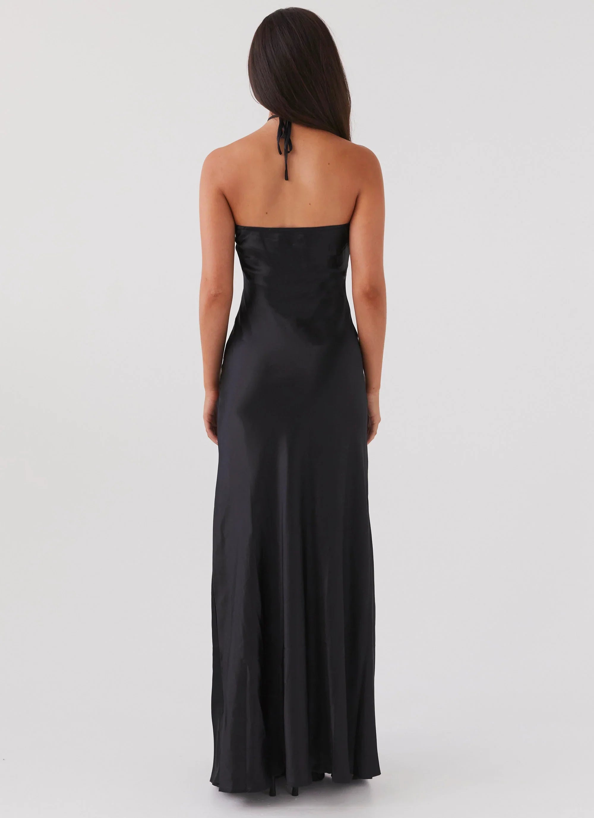 Noir Symphony Maxi Dress Black