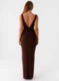 Earthbound Muse Maxi Dress Chocolate