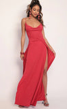 Sparkling Maxi Dress in Red