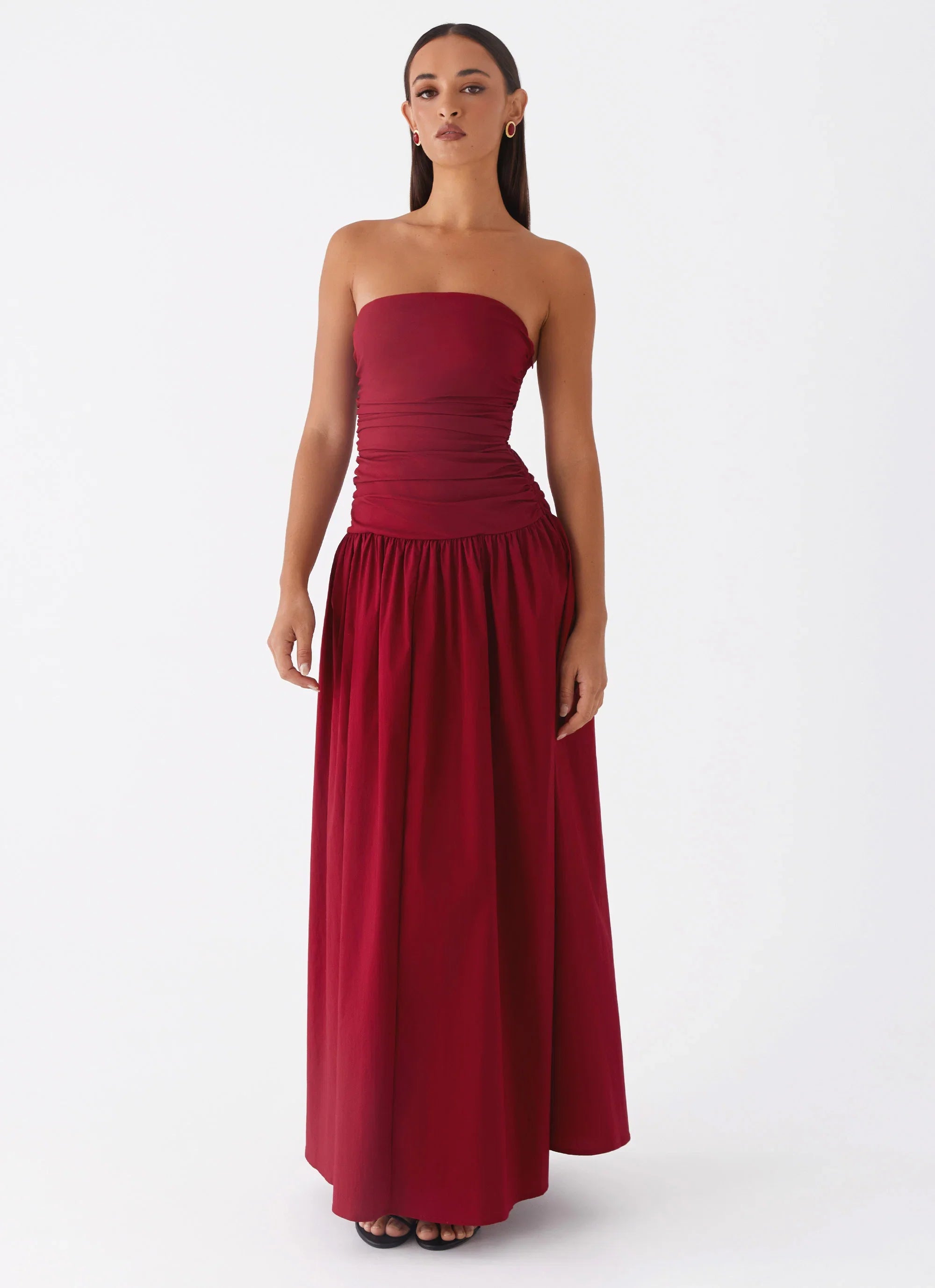 Carmel Maxi Dress Merlot