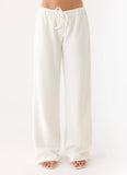 Henry Low Rise Pant Ivory