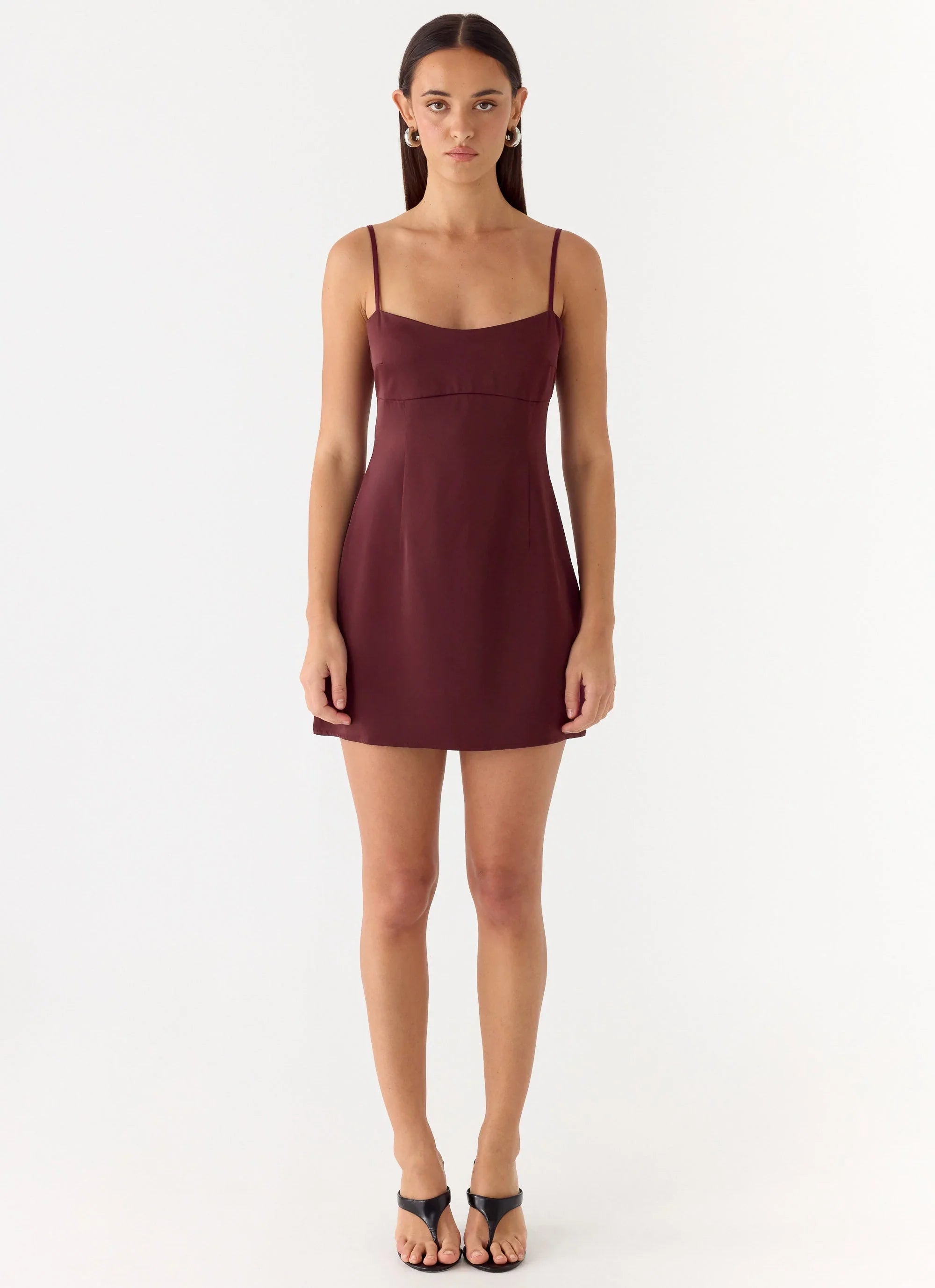 Clementine Mini Dress Merlot