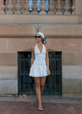 Holden Mini Dress White Polkadot