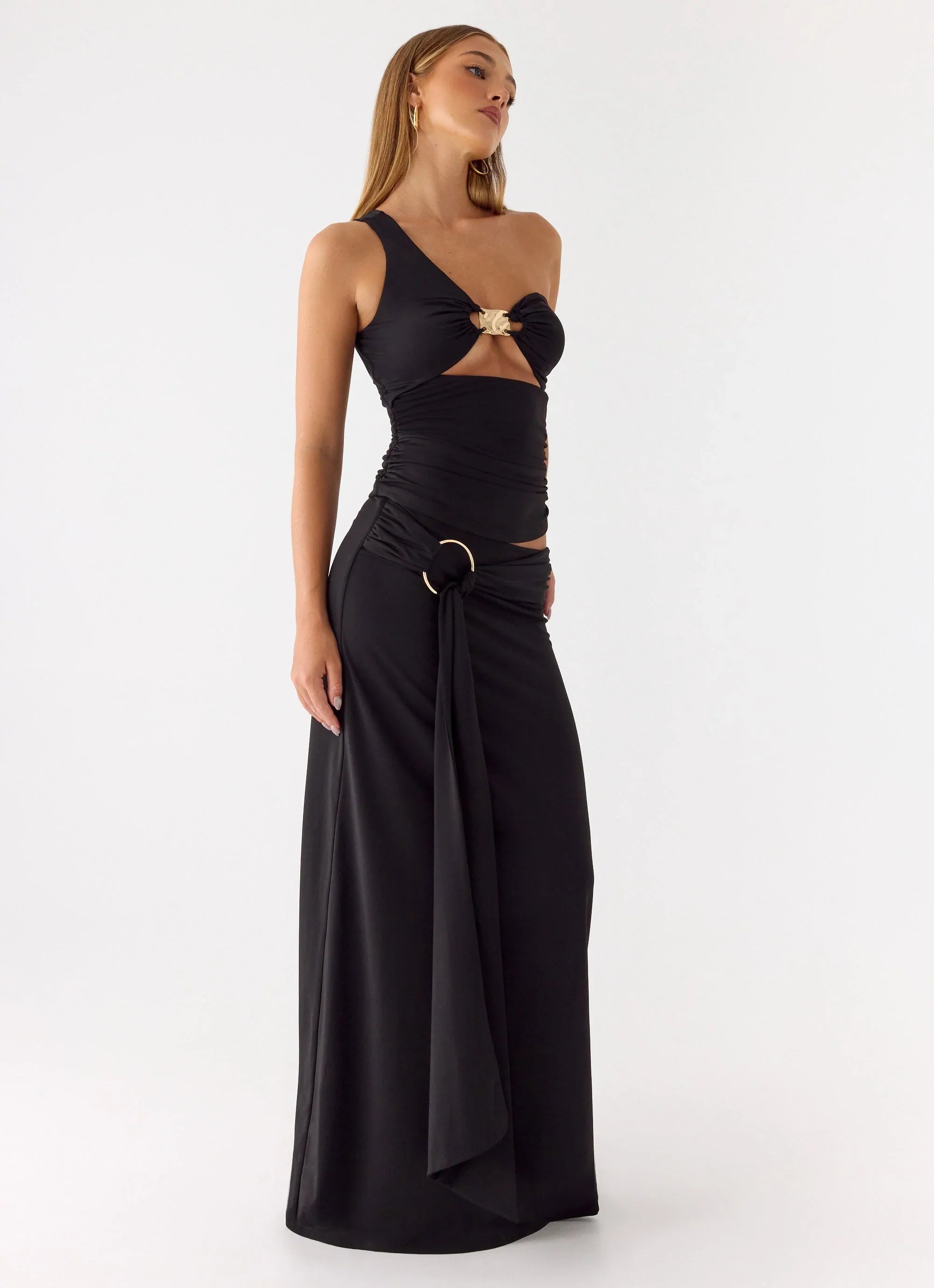 Ravi Maxi Skirt Black