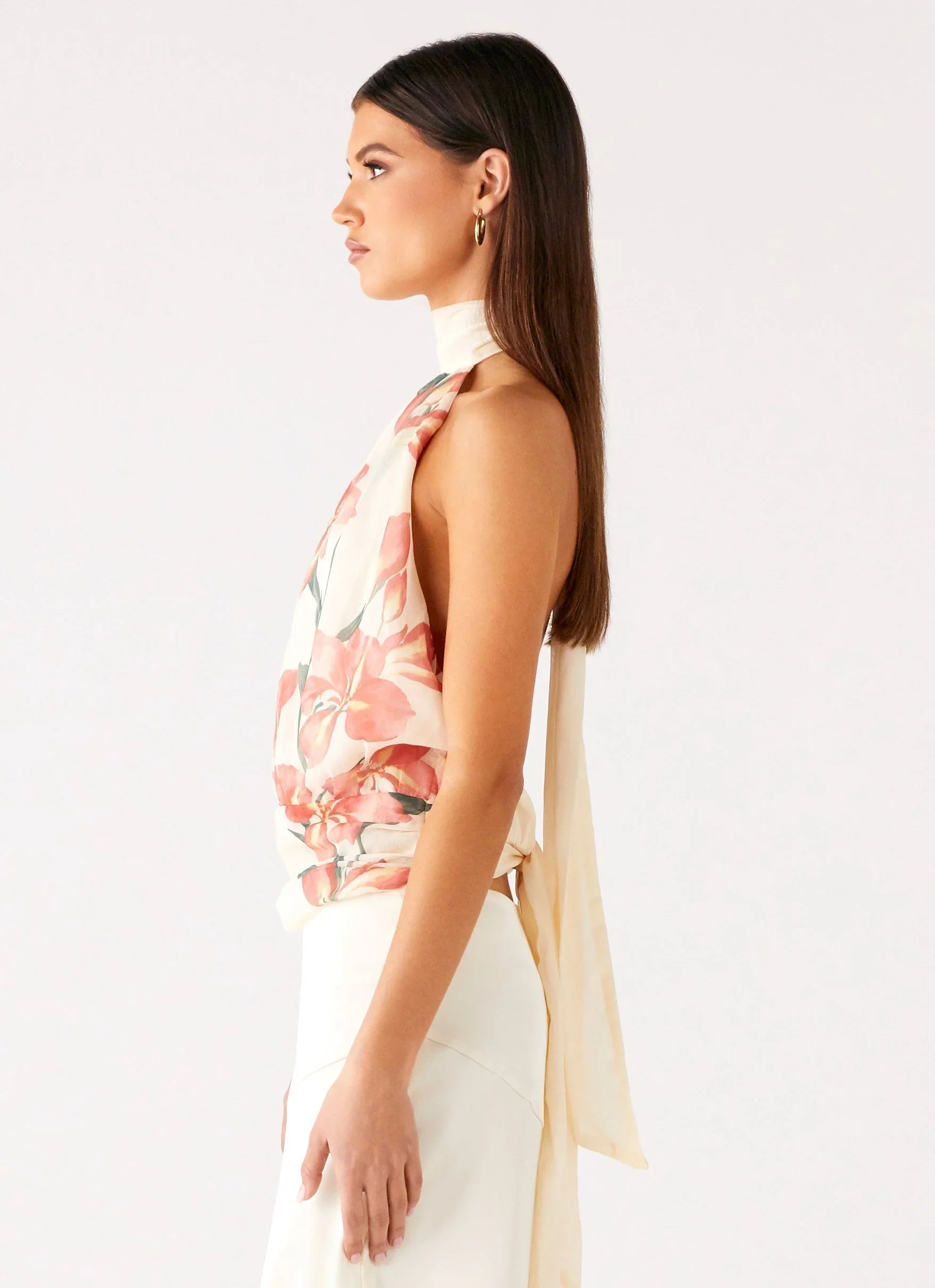 Romelia Halter Top Siena Floral