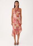Sinnie Midi Dress Botanic Cheetah