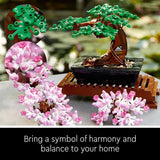 LEGO Botanicals Bonsai Tree Building Set Artificial Bonsai Tree Plants for Home Decor Adults Ages 18 Faux Fake Plants for Table Desk Office Birthday Gift for Men Women 10281