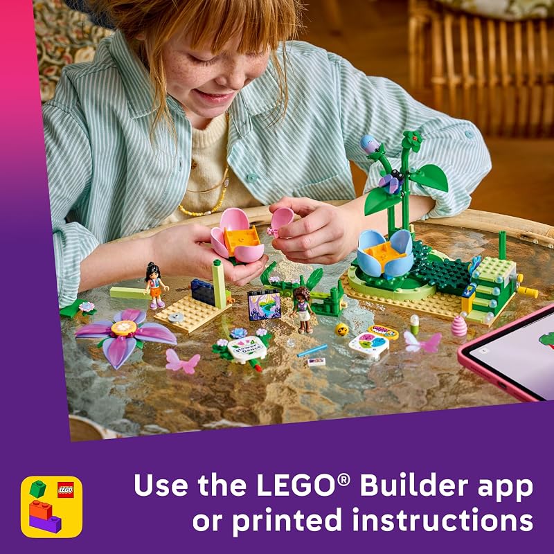 LEGO Friends Spinning Flower Fairy Teacup Ride 42702 Building Toy for Girls Boys Ages 7 Toy Playset W 3 Minidolls Functional Rides 321 pieces Gift for Birthdays
