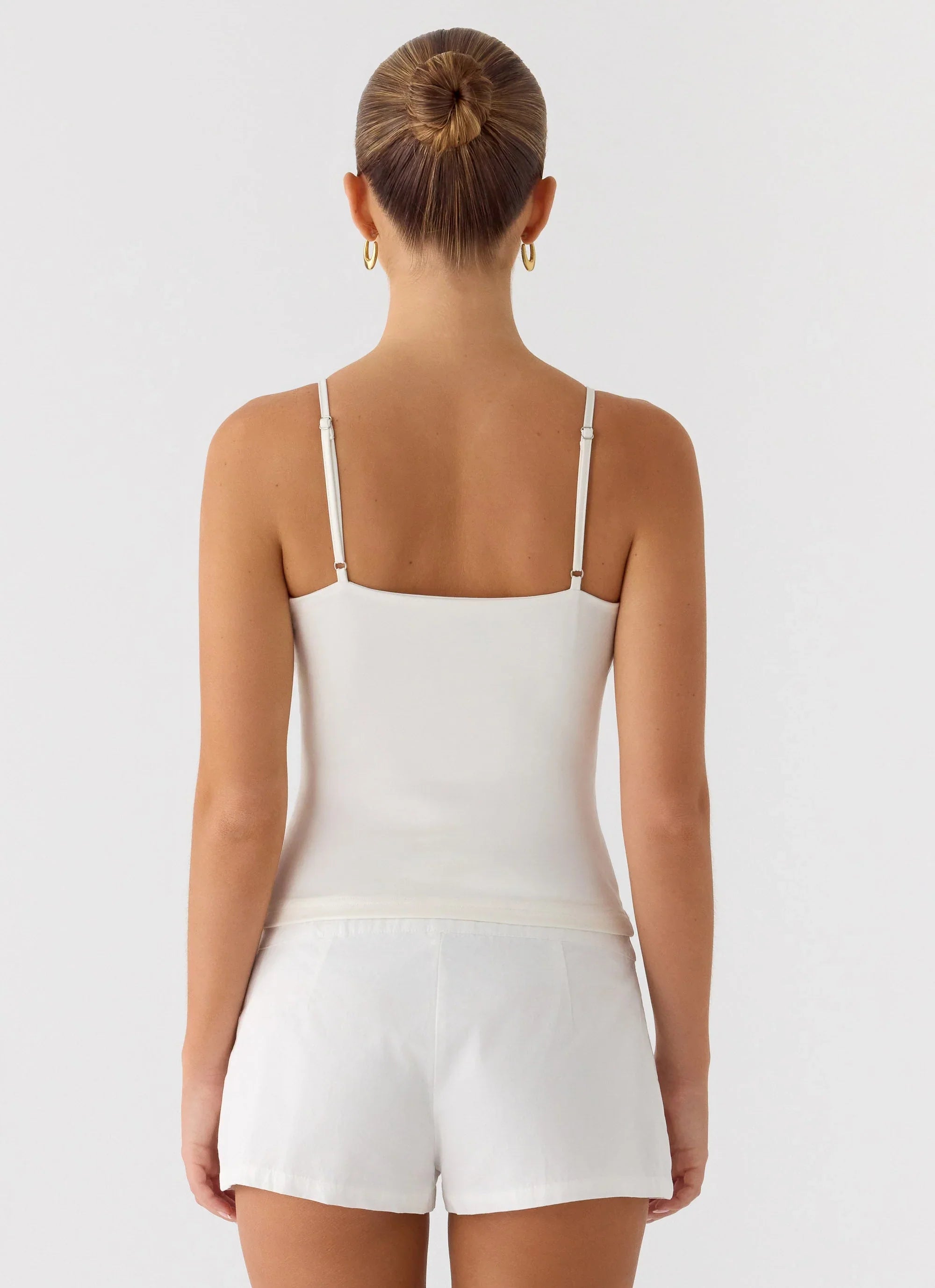 Garrix Bead Cami Top Ivory Reef