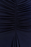Roisin Slinky Maxi Dress Navy