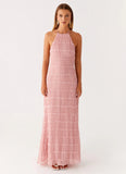Aullie Maxi Dress Pink