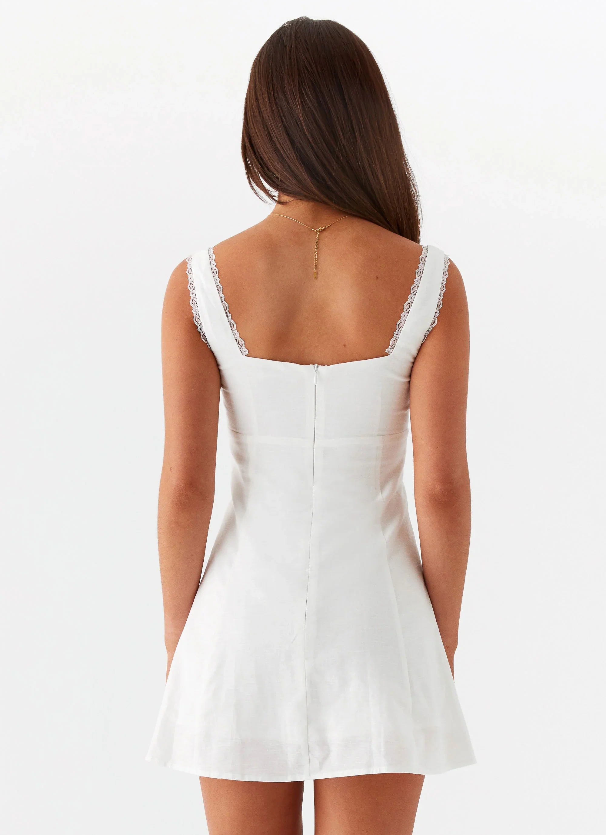 Rowena Mini Dress White