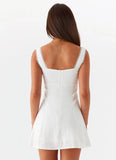 Rowena Mini Dress White