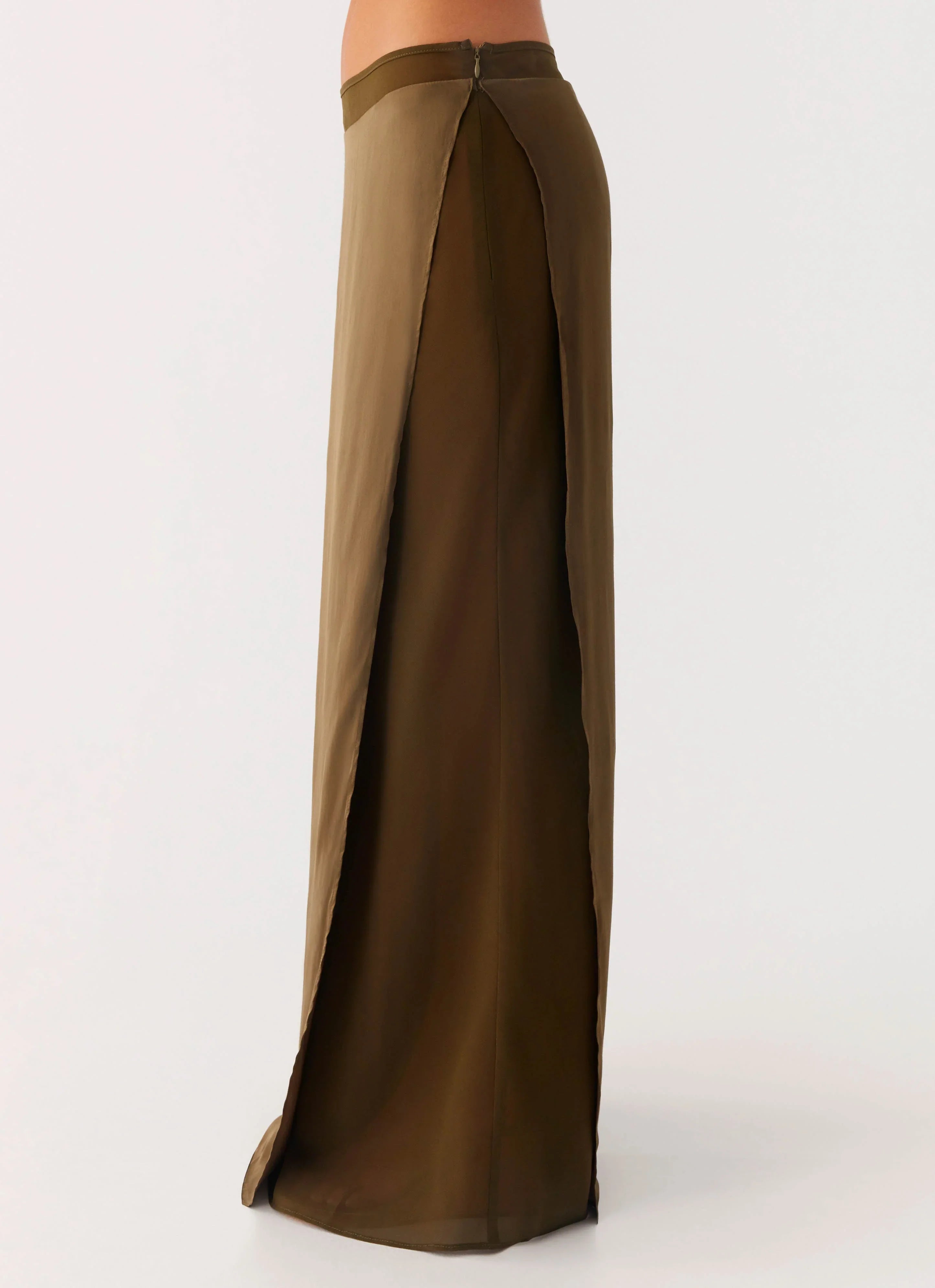 Mavie Maxi Skirt Khaki