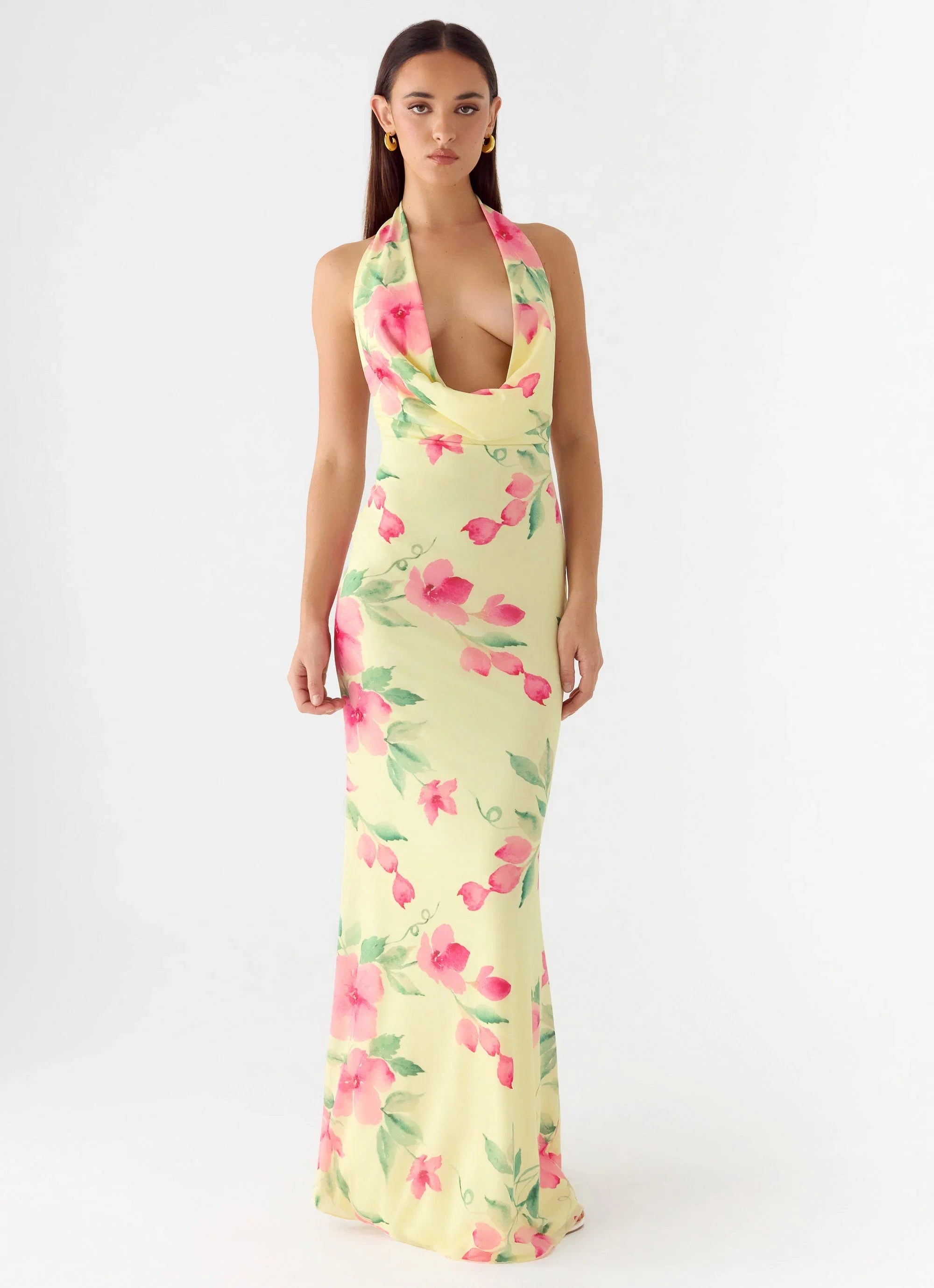 Like You Better Maxi Dress Lemon Soleil